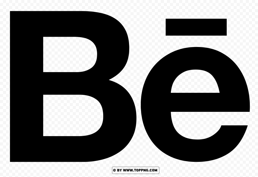 Behance Be Black Logo Icon Symbol PNG Transparent Background