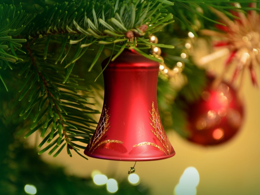 bell, new year, christmas, christmas decoration, christmas tree