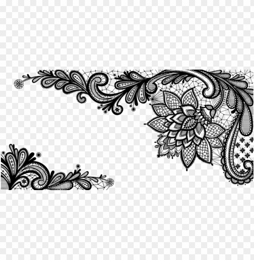 black lace ornamentpicture