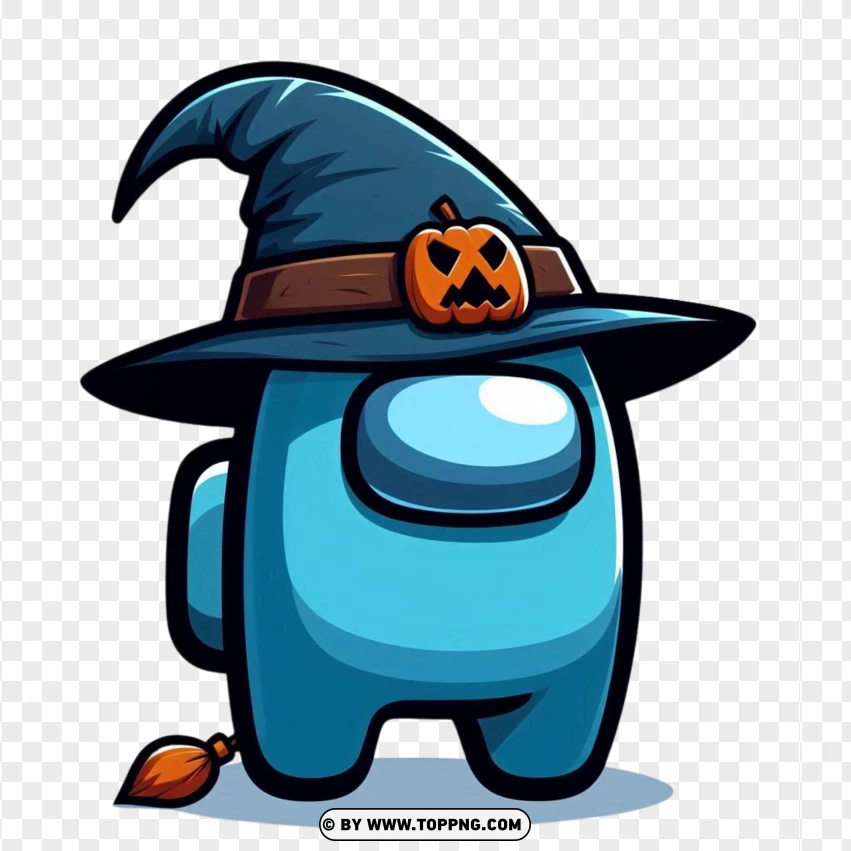 Among Us Character,  Blue Among Us,halloween,illustration,  cartoon,  among us,  game