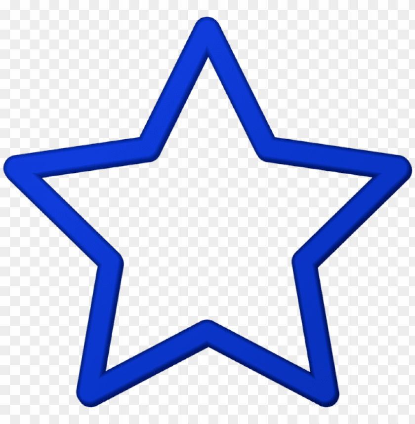 blue star border frame png