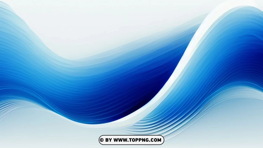 Blue Wave Vector PNG Transparent Background