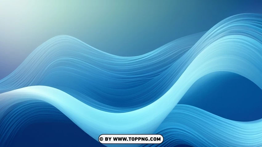 Blue Waves Of Purity 4k Wallpaper PNG Transparent Background