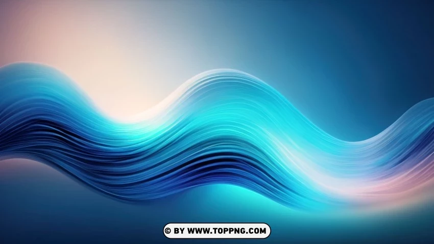 Blue Waves Of Relaxation 4k Wallpaper PNG Transparent Background