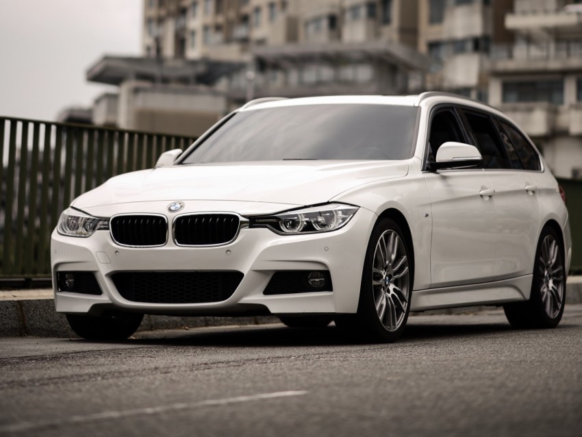 bmw 320i, bmw, car, white, city