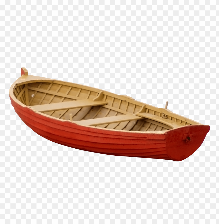 Boat, Red Rowboat PNG, small boat, watercraft