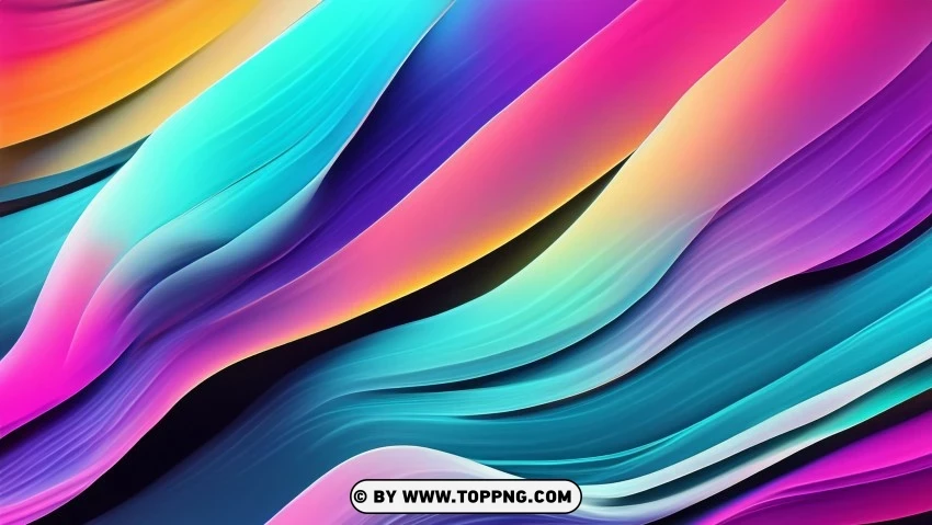 Bold And Bright Abstracted Spectrum Of Colors 4k Wallpaper PNG Transparent Background