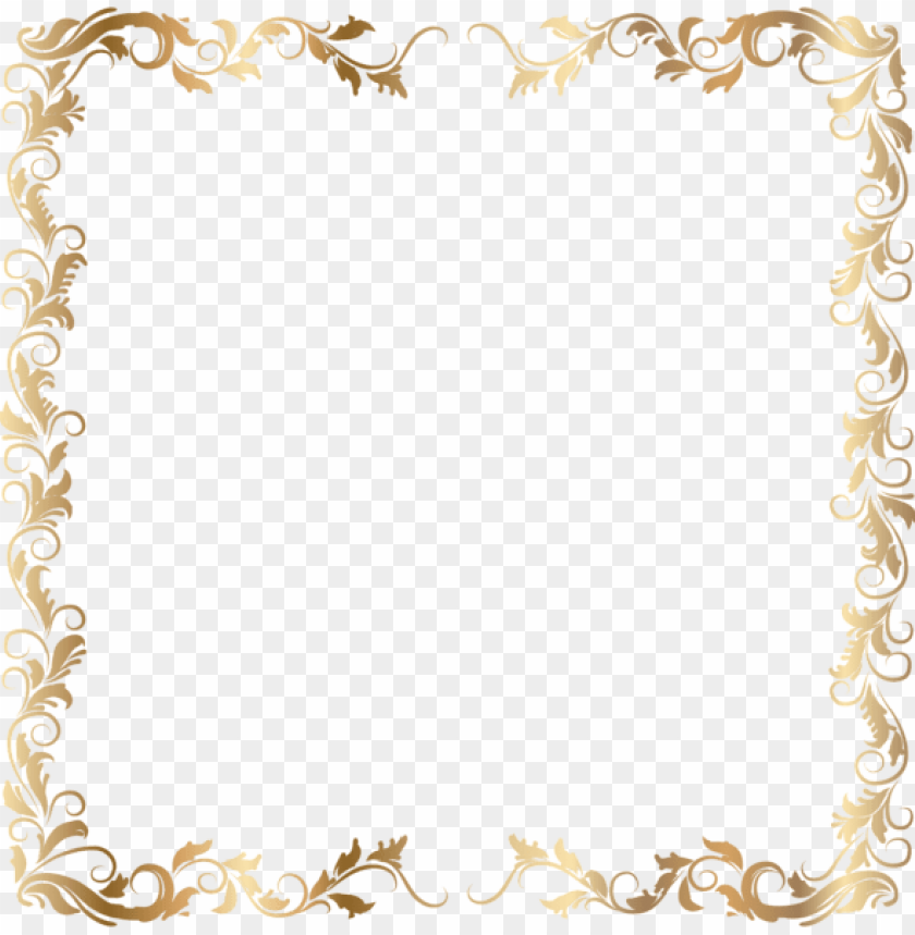 border deco frame gold