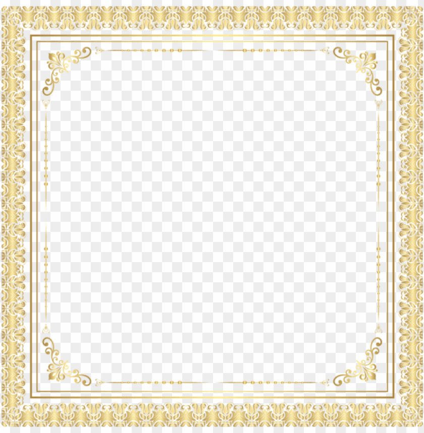 border frame deco transparent