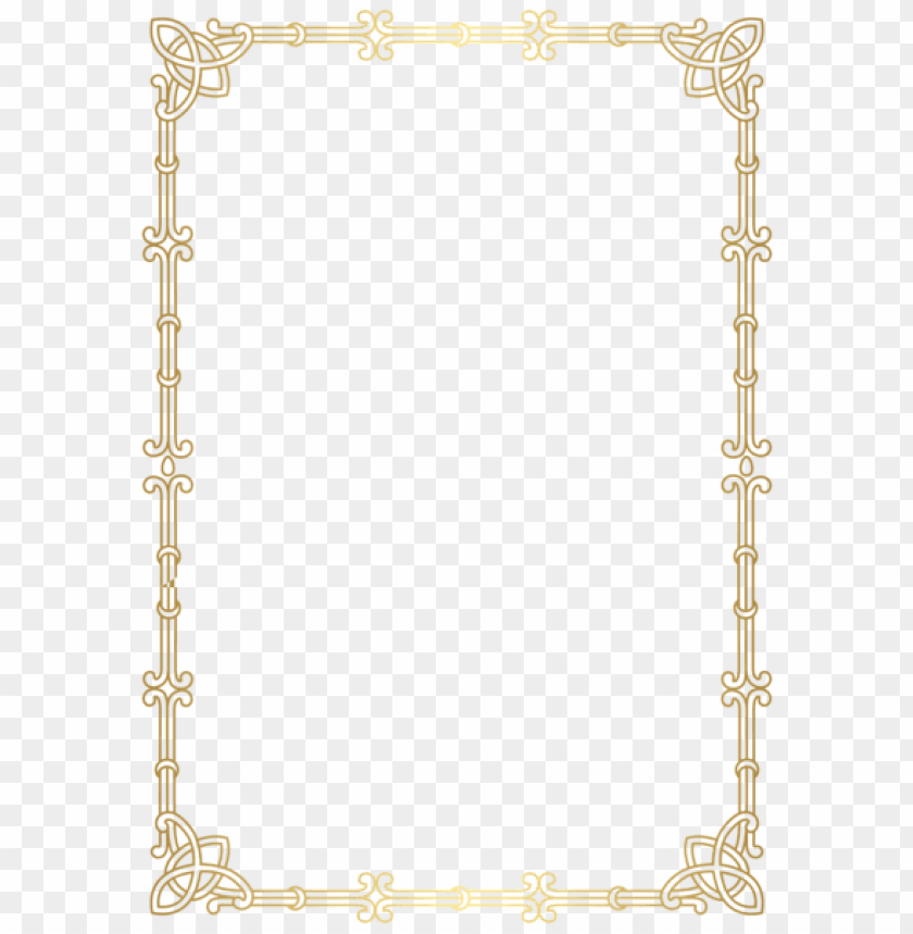 border frame gold