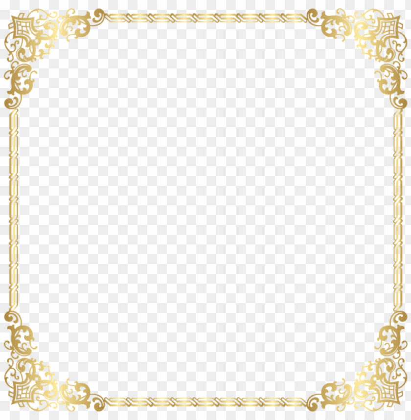 border frame gold