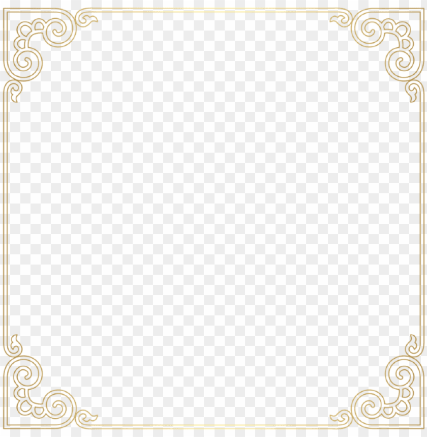 border frame gold png