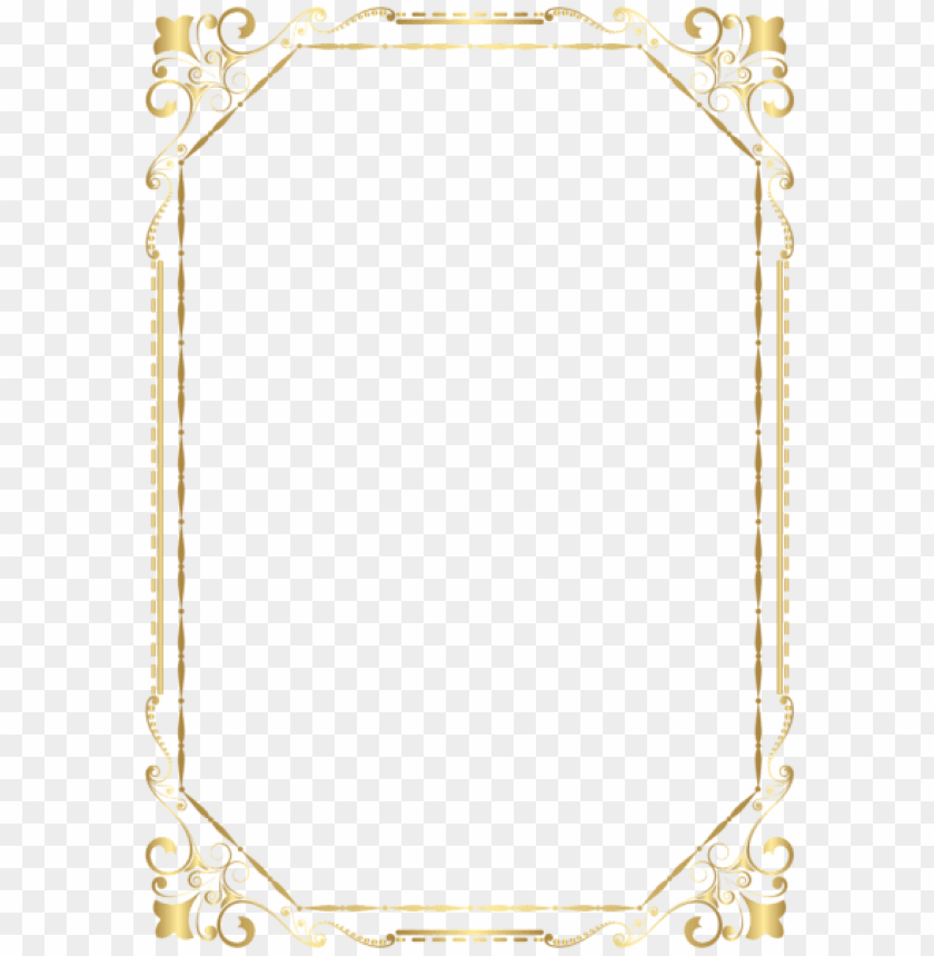 border frame golden