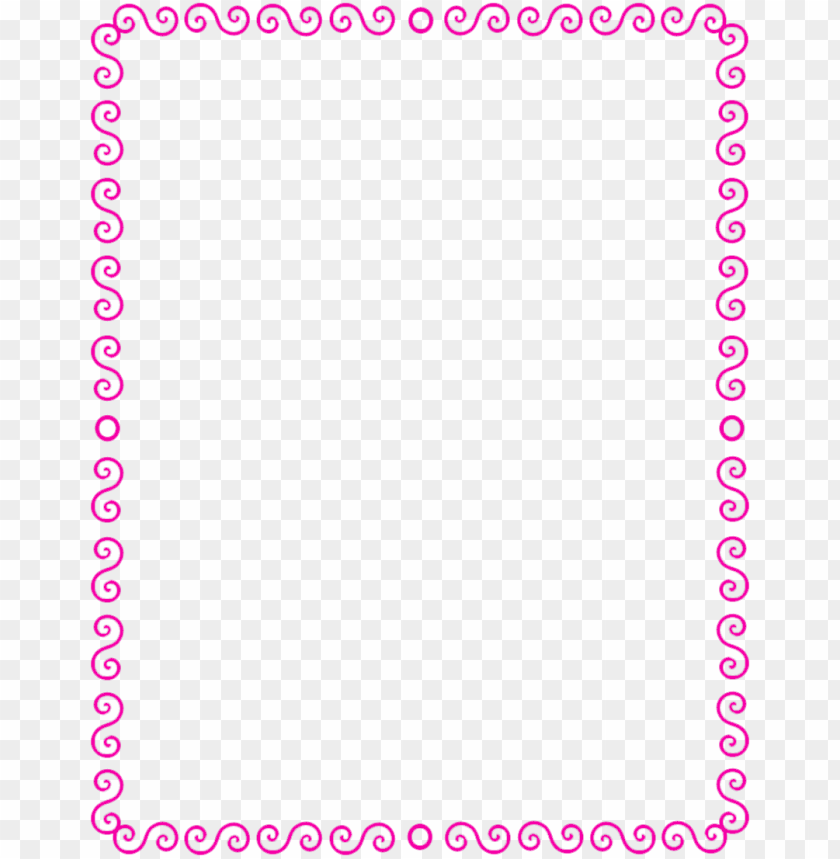 border, pink, page, frames, spiral, border, s