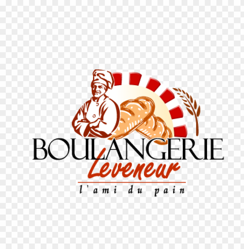 Boulangerie Leveneur Logo Vector PNG Transparent Background