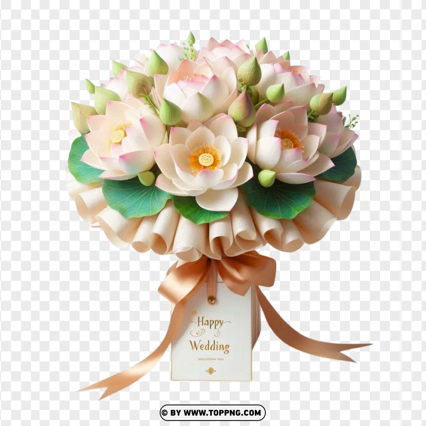 bouquet flowers, bouquet gift,lotus bouquet,decoration, leaf, realistic, nature