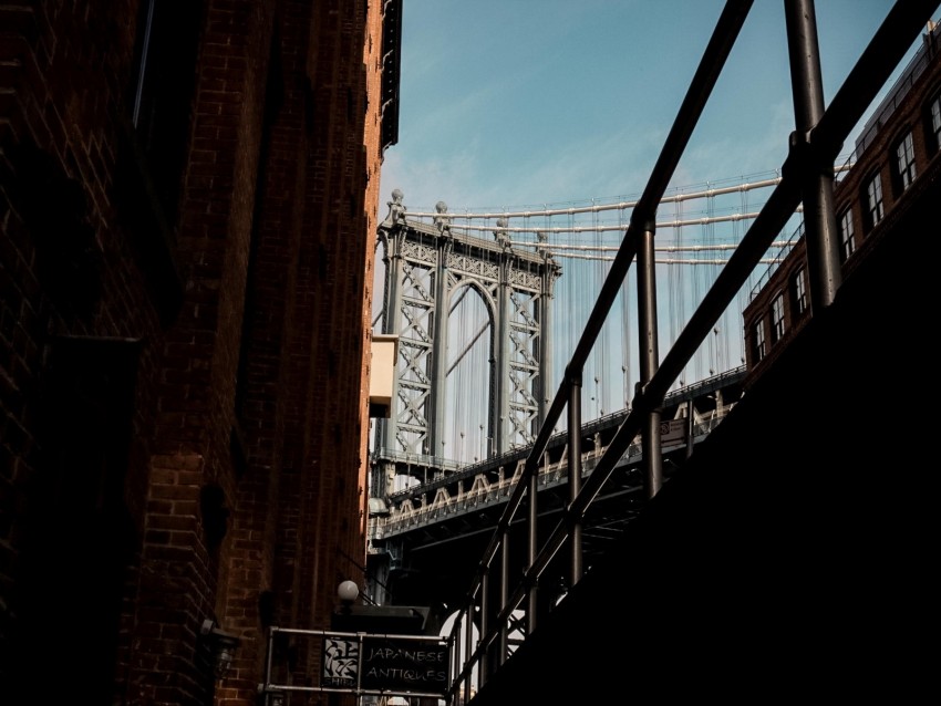 bridge, architecture, city, construction