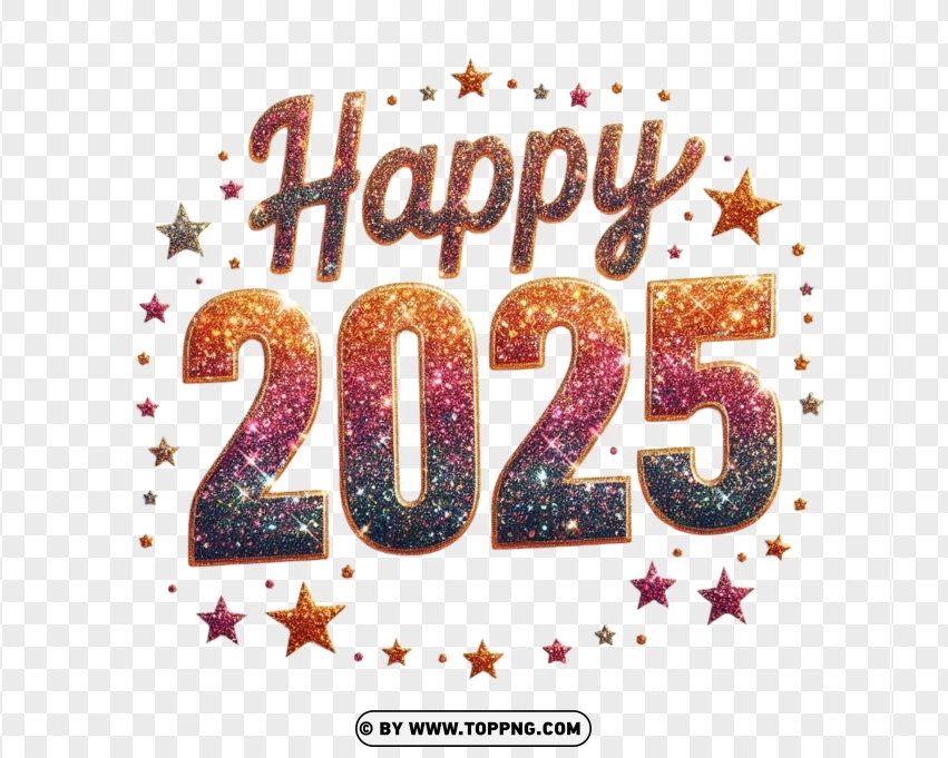 2025, new year, glitter,3d,  Number,  Background,  Celebration