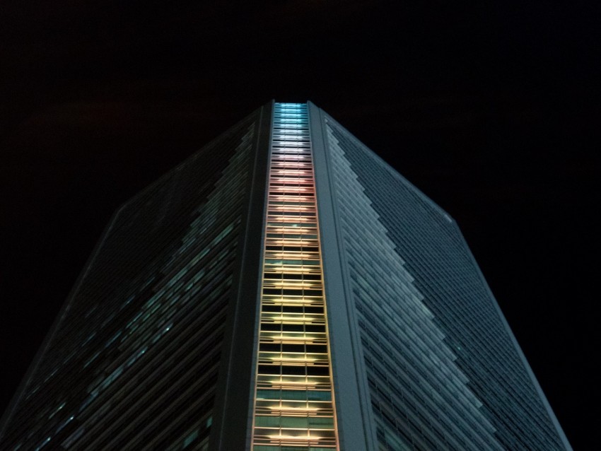 building, facade, dark, architecture, design