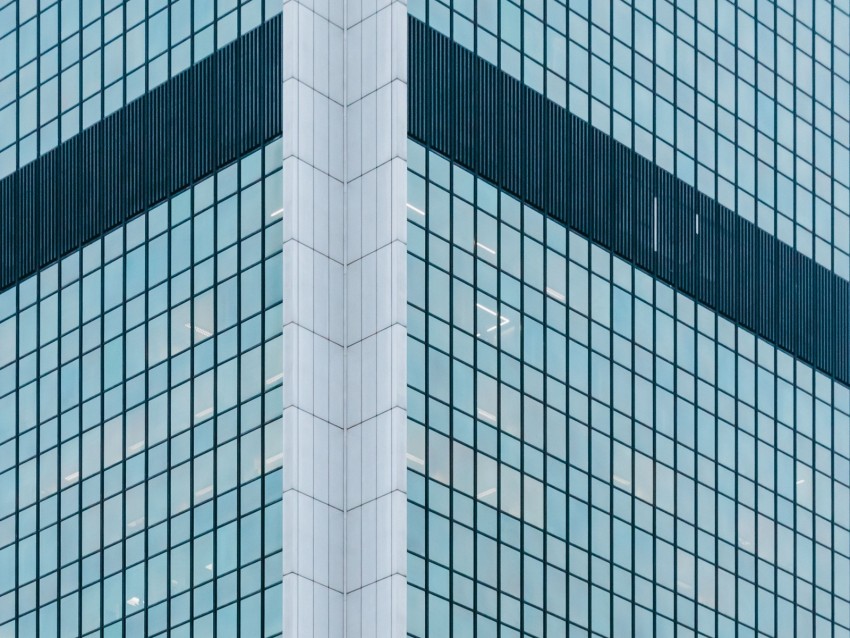 Building Facade Minimalism Windows Architecture Glass Background