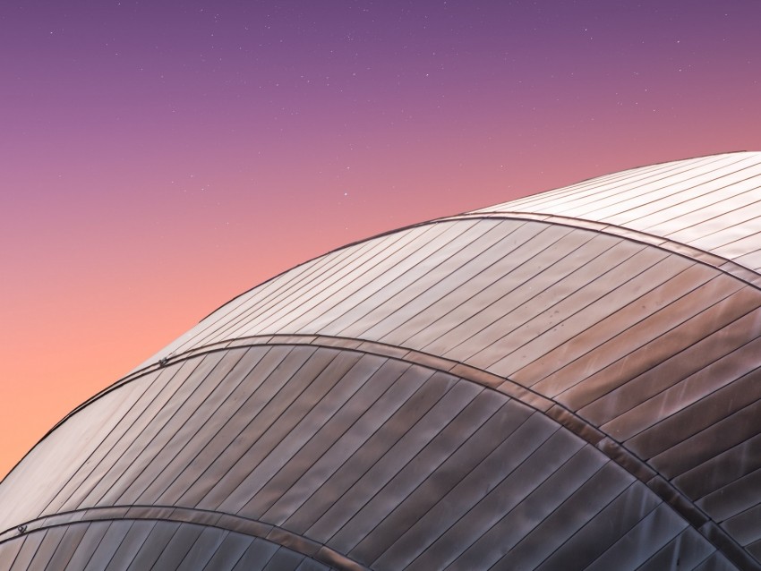 building, roof, architecture, night, starry sky