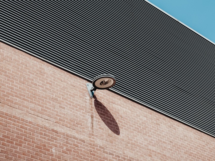 building, wall, lantern, shadow, minimalism