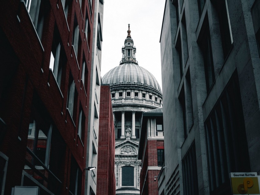 buildings, architecture, dome, city, alleyway