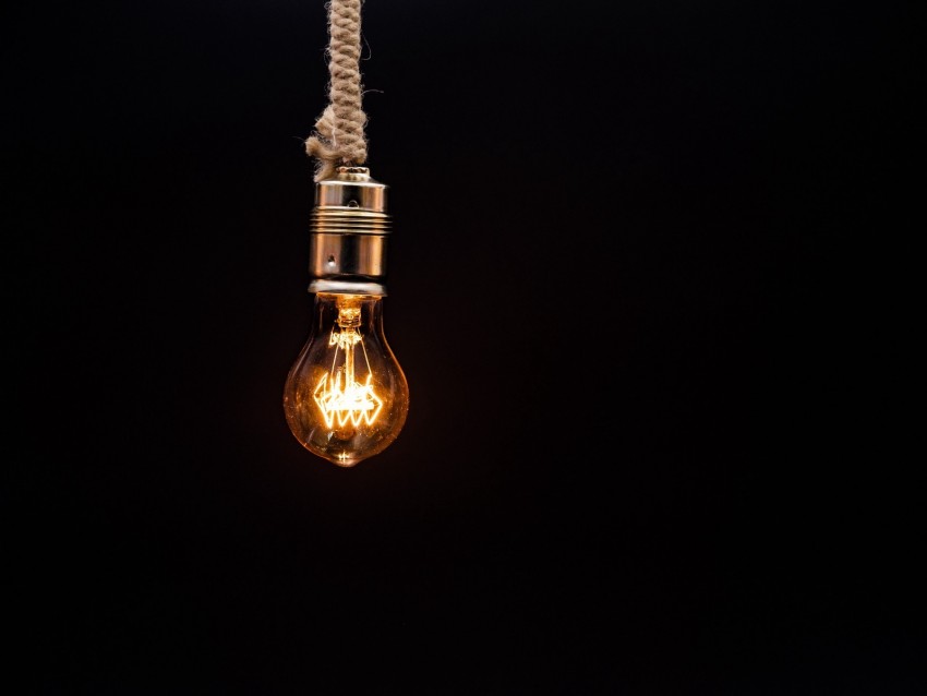 bulb, lighting, rope, electricity, edisons lamp