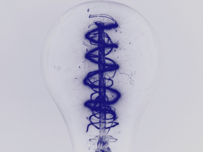 Bulb Spiral Filament Electric Closeup Background