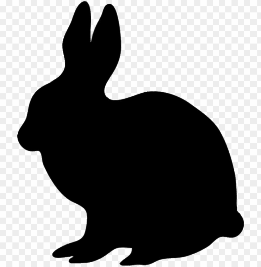 miscellaneous, silhouettes, bunny, 