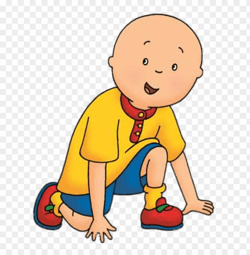 at the movies, cartoons, caillou, caillou ready to sprint, 