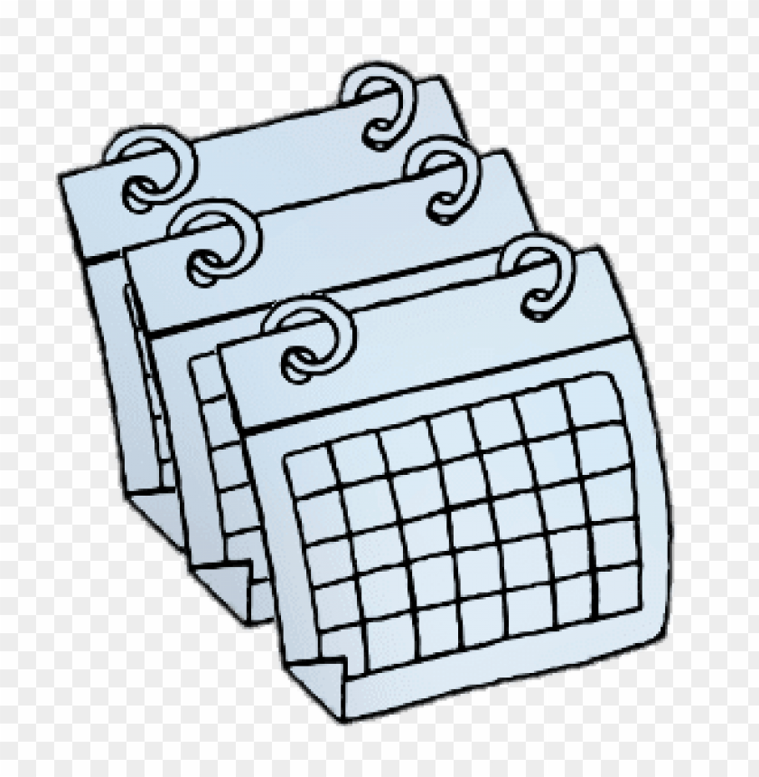 Calendars PNG Transparent Background