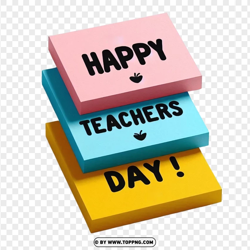 Calligraphy Happy Teachers Day Image PNG Transparent Background