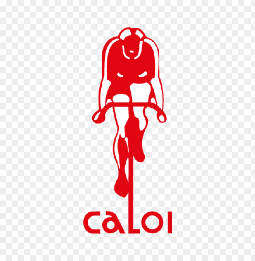 Caloi, cycling logo, bike brand, cyclist silhouette, sports equipment