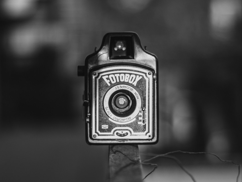 camera, bw, retro, vintage