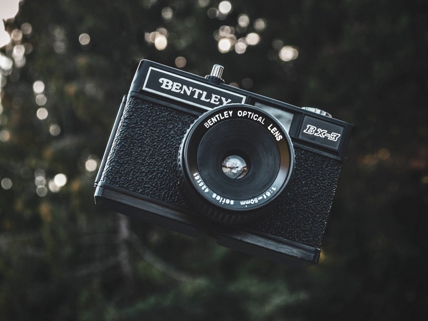 camera, retro, vintage, flight, levitation, blur, lens