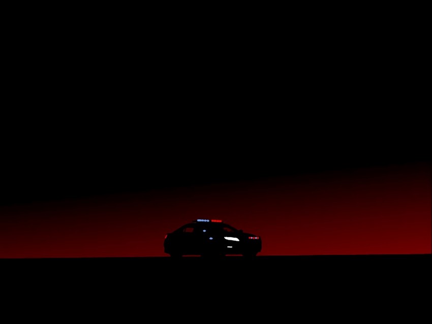 car, art, outlines, minimalism, night