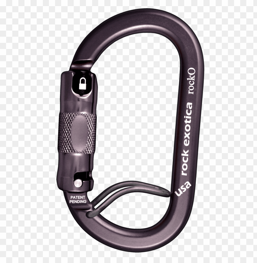 
carabiner
, 
karabiner
, 
shackle
, 
metal loop
, 
spring-loaded
