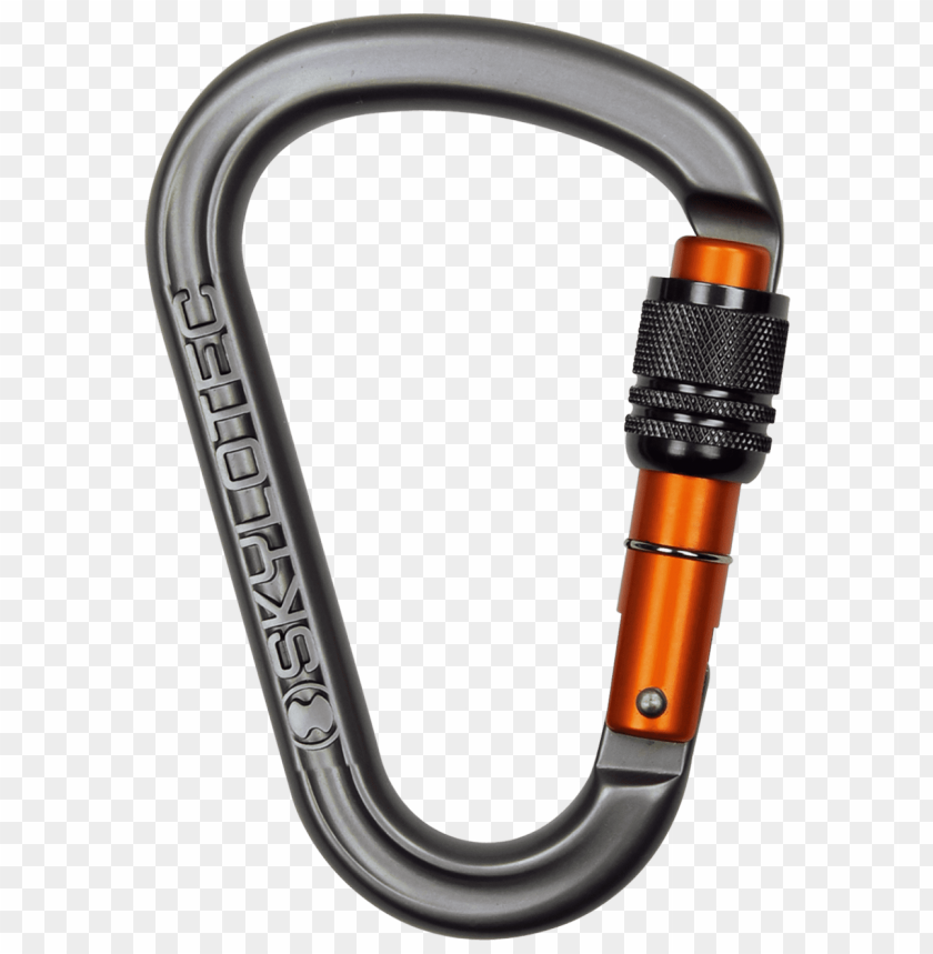 
carabiner
, 
karabiner
, 
shackle
, 
metal loop
, 
spring-loaded
