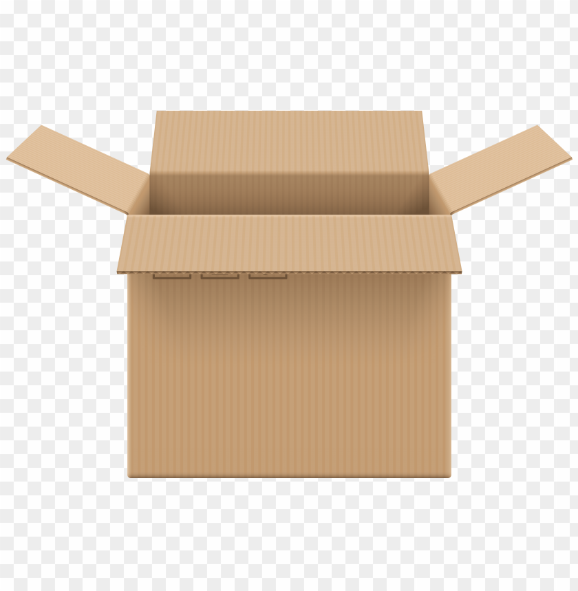 box, cardboard, open