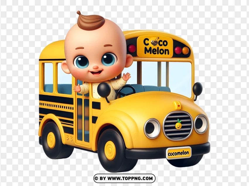 cocomelon, school, bus, cartoon, baby,kids