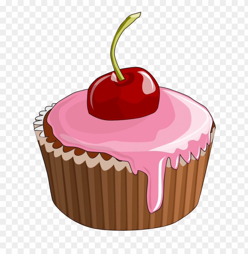 food, cake, cartoon cupcake cherry on top, 