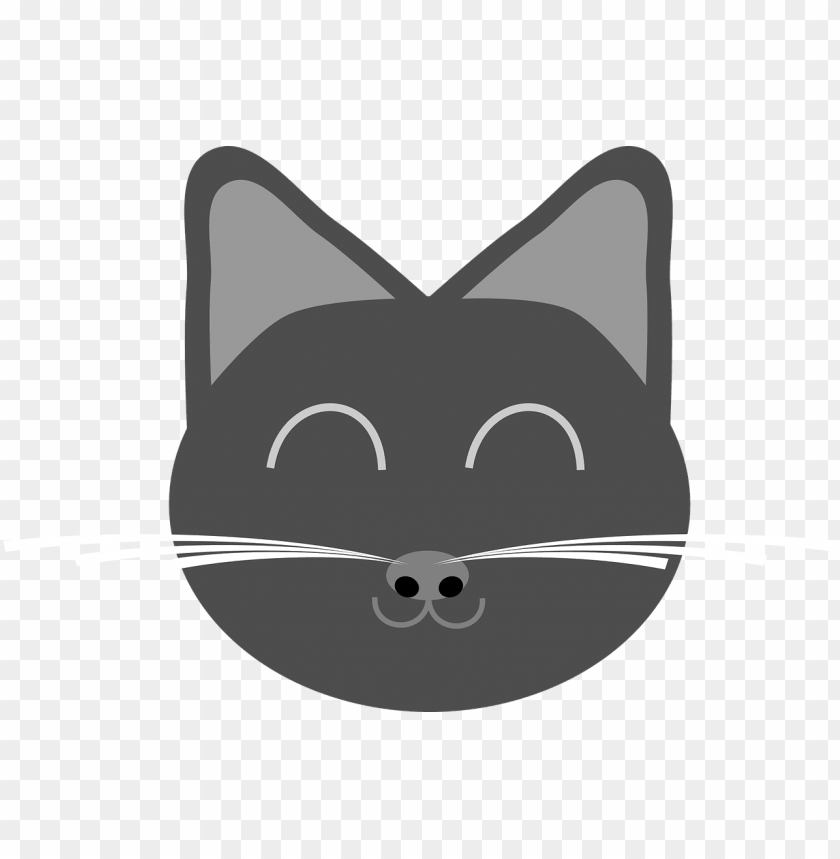 cat, animal face, cute cat, cartoon cat, grey cat, feline character, smiling cat