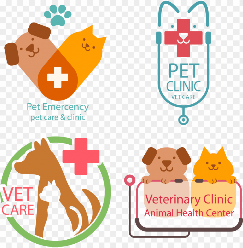 dog, logo, care, isolated, cat, emblem, bone