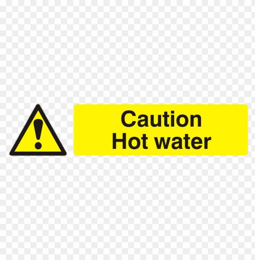 miscellaneous, caution signs, caution hot water, 