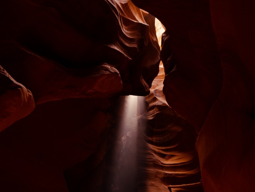 Cave Canyon Stone Dark Sunlight Background