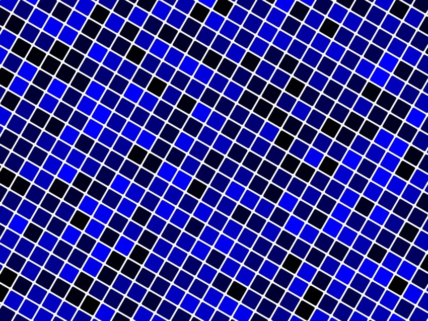 Cells Mesh Gradient Blue Black Background