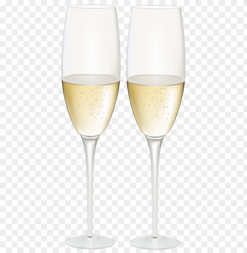 champagne, glasses