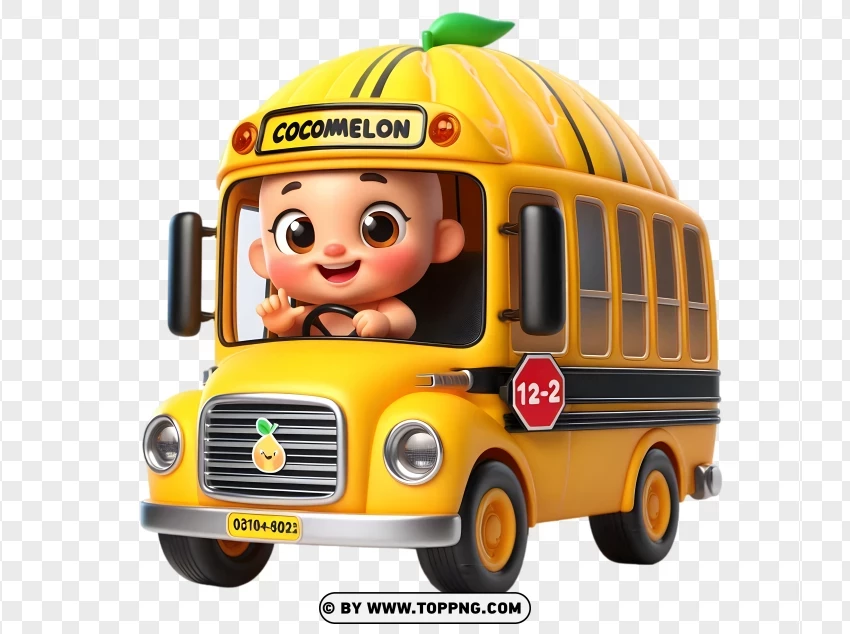 cocomelon, school, bus, cartoon, baby,kids