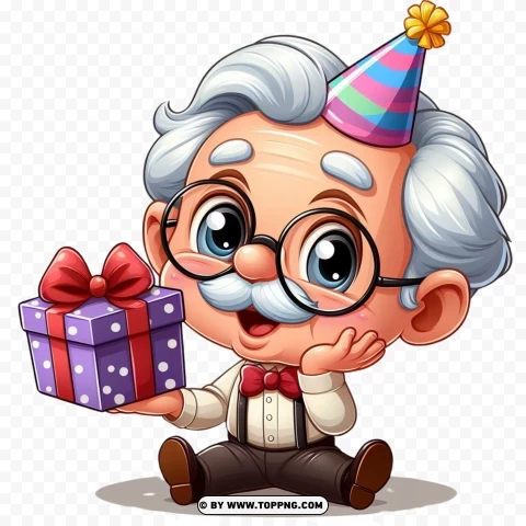 Old Man,  illustration character , celebrating character,cartoon,  senior,  elderly,  illustration